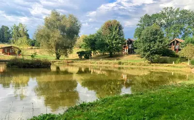Paysage naturel près de le camping