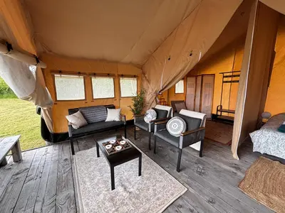 Coin salon dans l'établissement Canvas chill-out