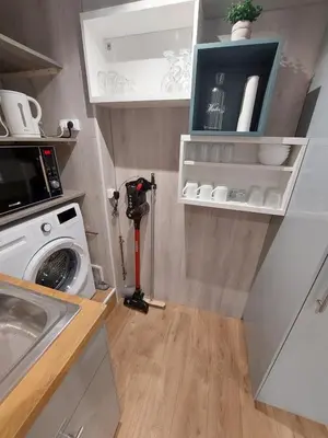 Cuisine ou kitchenette dans l'établissement SK-PADE du Mont-Dore