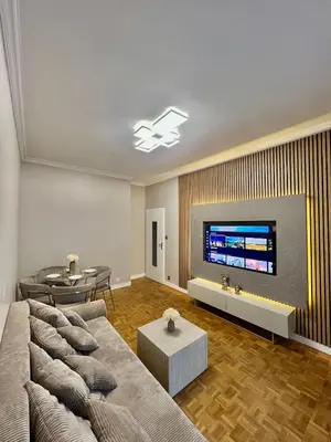Télévision ou salle de divertissement dans l'établissement Bel appartement centre ville