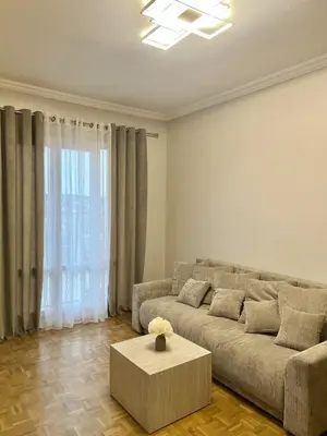 Coin salon dans l'établissement Bel appartement centre ville