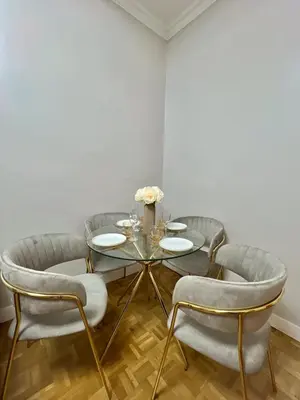 Coin salon dans l'établissement Bel appartement centre ville