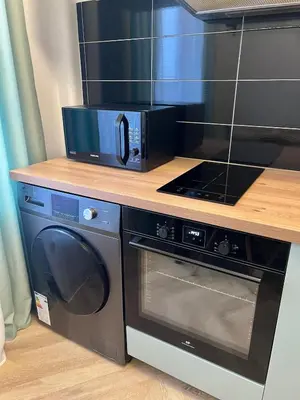 Cuisine ou kitchenette dans l'établissement Bel appartement centre ville