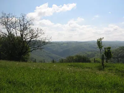 Paysage naturel près de la maison de vacances