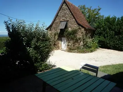 Jardin de l'établissement Gite de France Lot Dordogne 3 épis