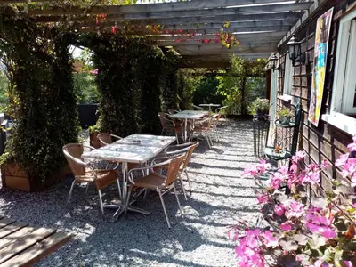 Jardin de l'établissement Camping La Perle