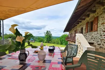 Paysage naturel près de la maison de vacances