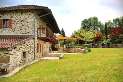 Jardin de l'établissement Gite de felgines