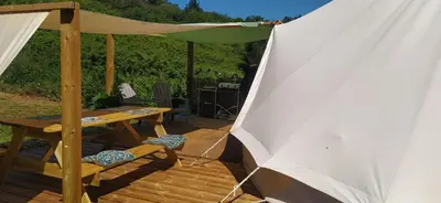 Plan de l'établissement Relax in Nature Your Cozy, Fully Furnished Bell Tent Awaits