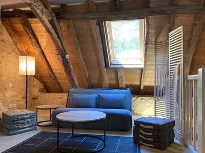 Coin salon dans l'établissement Vialard