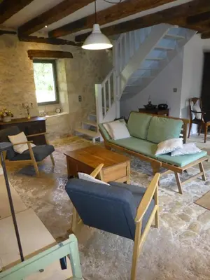 Coin salon dans l'établissement Vialard