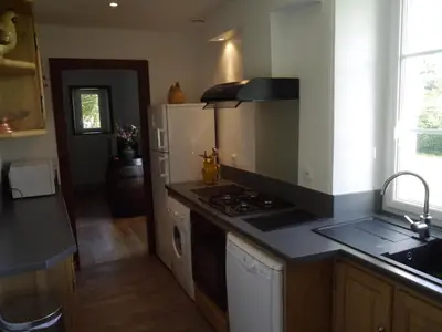 Cuisine ou kitchenette dans l'établissement Maison Auvergnate 8 pers