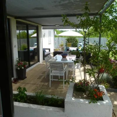 Balcon ou terrasse dans l'établissement Chambre d'hôtes du Pilou