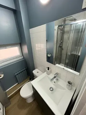 Salle de bains dans l'établissement Les balcons du 115 - appartement standing 4 étoiles