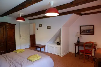 Un ou plusieurs lits dans un hébergement de l'établissement Nature, Calme et Volupté, Maison Félicie