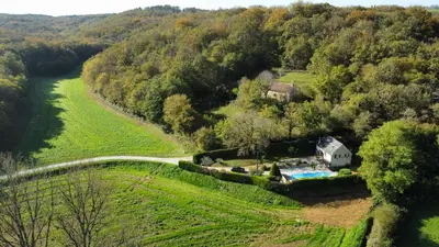Paysage naturel près de la maison de vacances