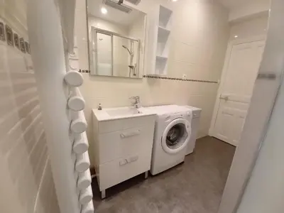 Salle de bains dans l'établissement Villa Lutetia