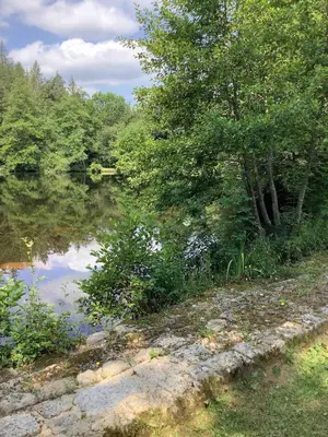 Paysage naturel près de la maison de vacances