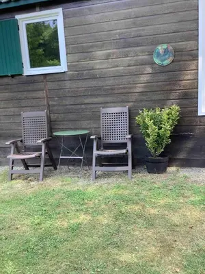 Jardin de l'établissement Lake View Cabin