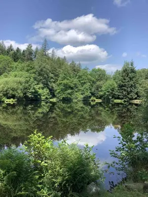 Paysage naturel près de la maison de vacances