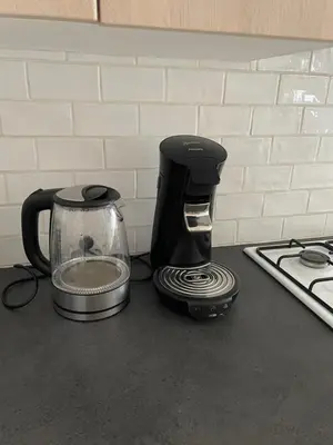 Cuisine ou kitchenette dans l'établissement Pandrignes, appartement F2