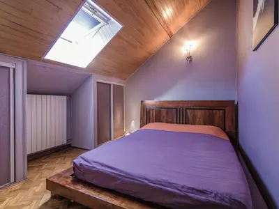 Un ou plusieurs lits dans un hébergement de l'établissement Villa with Pool & Views in Sérilhac