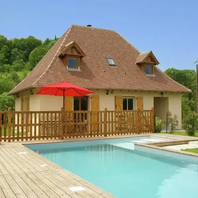 Nature Escape in Loubressac with Pool