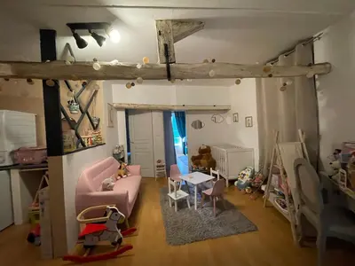 Coin salon dans l'établissement Appt 6 à 8 pers