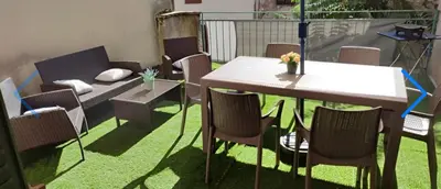 Coin salon dans l'établissement Appt 6 à 8 pers