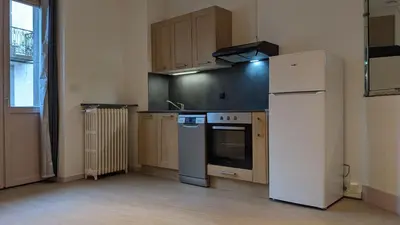 Cuisine ou kitchenette dans l'établissement Le Castel Médicis