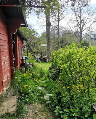 Jardin de l'établissement le Nid de la Monne