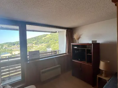 Vue générale sur la montagne ou vue sur la montagne depuis l'appartement