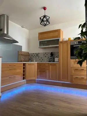 Cuisine ou kitchenette dans l'établissement Duplex T4 centre historique