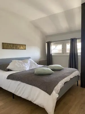 Un ou plusieurs lits dans un hébergement de l'établissement Duplex T4 centre historique