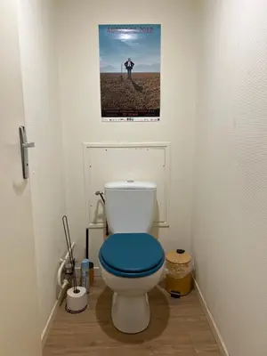 Salle de bains dans l'établissement Duplex T4 centre historique
