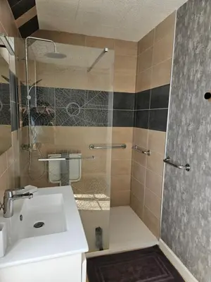 Salle de bains dans l'établissement gîte au calme