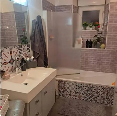 Salle de bains dans l'établissement Chambre chez l'habitant 