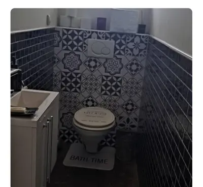Salle de bains dans l'établissement Chambre chez l'habitant 