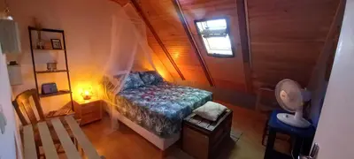 Un ou plusieurs lits dans un hébergement de l'établissement chambres d'hôtes Imago