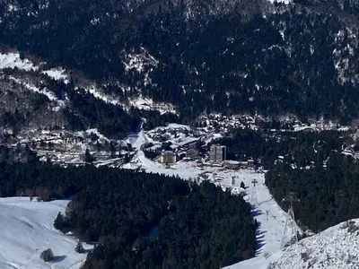 L'établissement Super Lioran T2 dernier étage en hiver