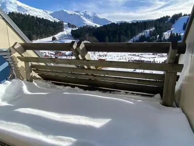 L'établissement Super Lioran T2 dernier étage en hiver