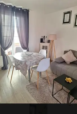 Coin salon dans l'établissement Appartement 2-4 pers