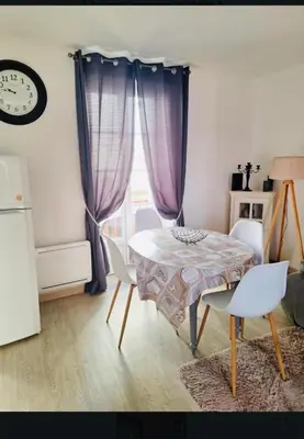 Un ou plusieurs lits dans un hébergement de l'établissement Appartement 2-4 pers