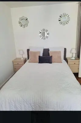 Un ou plusieurs lits dans un hébergement de l'établissement Appartement 2-4 pers