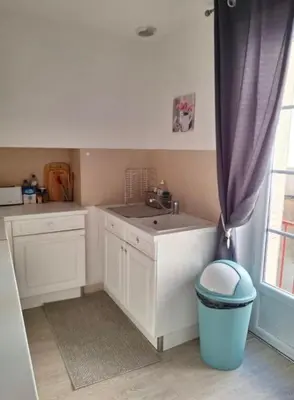 Cuisine ou kitchenette dans l'établissement Appartement 2-4 pers
