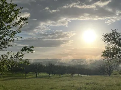Paysage naturel près de la maison d'hôtes