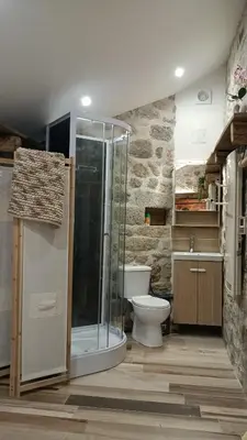 Salle de bains dans l'établissement Chambre d'hôte
