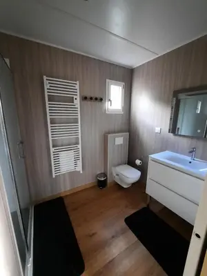 Salle de bains dans l'établissement Green cube