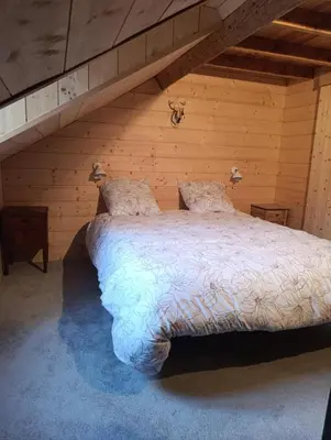 Un ou plusieurs lits dans un hébergement de l'établissement La villa de l'Angle - Maison familiale de charme - jusqu'à 10 voyageurs