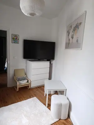 Télévision ou salle de divertissement dans l'établissement La villa de l'Angle - Maison familiale de charme - jusqu'à 10 voyageurs